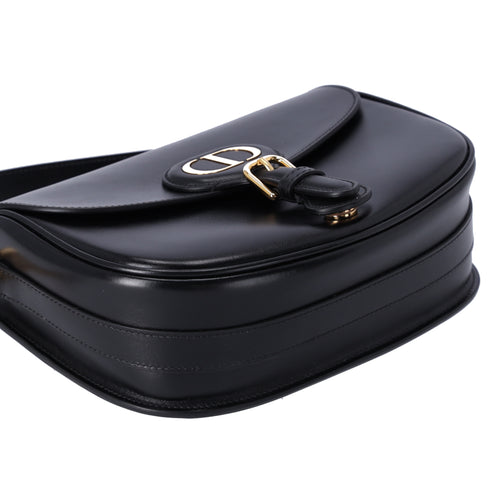 Christian Dior Bobby Medium Shoulder Bag M9319UMOL_M900 Black Box Leather