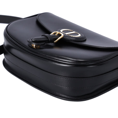 Christian Dior Bobby Medium Shoulder Bag M9319UMOL_M900 Black Box Leather