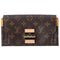 Louis Vuitton Elysee Monogram Long Wallet M60413 Saffron Monogram Canvas Leather