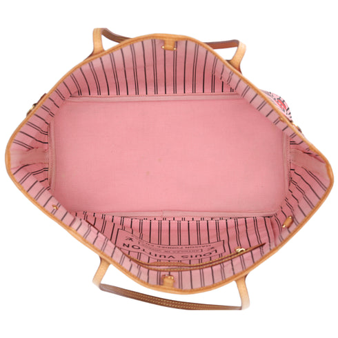 Louis Vuitton Neverfull MM Monogram Jungle Dot Tote Bag M41979 Poppy