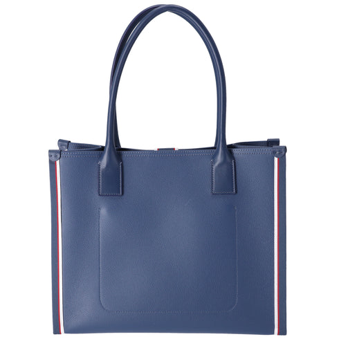 Christian Louboutin Nastrolbi Tote Bag Blue Red White Leather