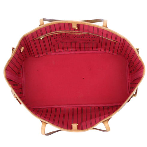 Louis Vuitton Neverfull MM Tote Monogram Bay Rose Ballerine Poppy