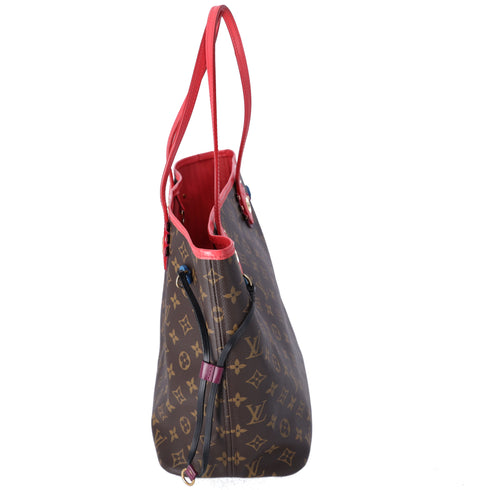 Louis Vuitton Neverfull MM Monogram Totem Tote Bag M41663 Flamingo