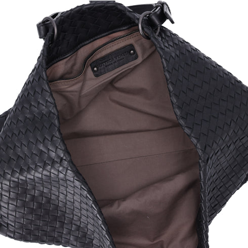 BOTTEGA VENETA Capri Tote Bag Black Leather