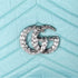 GUCCI GG Marmont Shoulder Bag 746609 Light Blue Nylon Chrystal