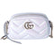 GUCCI GG Marmont Shoulder Bag 447632 Iridescent Pearl Blue Leather