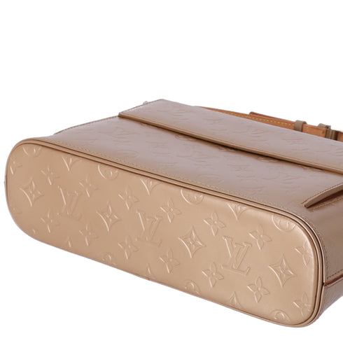 Louis Vuitton Allston Monogram Mat Shoulder Bag M55127 Humblet Calf