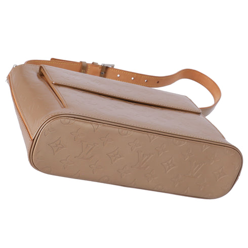 Louis Vuitton Allston Monogram Mat Shoulder Bag M55127 Humblet Calf