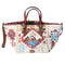 Christian Louboutin Greekaba Small Canvas Tote Bag Shoulder Bag