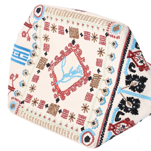 Christian Louboutin Greekaba Small Canvas Tote Bag Shoulder Bag