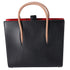 Christian Louboutin Paloma Large Tote Bag Black Light Brown Leopard Leather