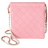 CHANEL Chic Pearls Flap Crossbody Pink Lambskin Quilted