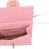 CHANEL Chic Pearls Flap Crossbody Pink Lambskin Quilted