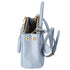 PRADA Galleria Mini Satchel Shoulder Bag Light Blue Leather