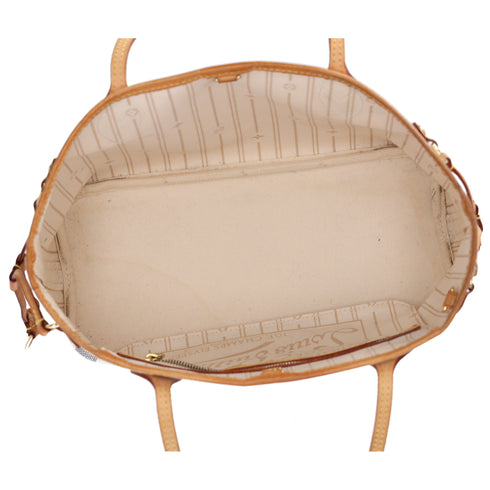 Louis Vuitton Neverfull PM Tote Bag N51110 Azur Damier Canvas