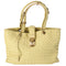 BOTTEGA VENETA Capri Tote Bag 162112 Light Yellow Leather