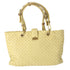 BOTTEGA VENETA Capri Tote Bag 162112 Light Yellow Leather