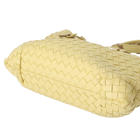 BOTTEGA VENETA Capri Tote Bag 162112 Light Yellow Leather