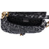 Christian Dior Saddle Bag Handbag Gray Black Leopard Jacquard