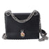 FENDI Mini Kan I Shoulder Bag 8M0381 Black Leather