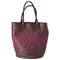 BOTTEGA VENETA Intrecciato Tote Bag 226344 Dark Brown Purple Leather