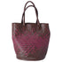 BOTTEGA VENETA Intrecciato Tote Bag 226344 Dark Brown Purple Leather