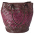 BOTTEGA VENETA Intrecciato Tote Bag 226344 Dark Brown Purple Leather