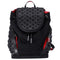 Christian Louboutin Explorafunk Backpack Studded Black Red Canvas Leather