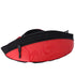 Christian Louboutin Belt Bag Black Red Leather Rubber Canvas