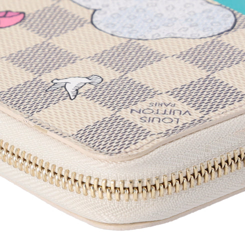 Louis Vuitton Zippy Wallet Damier Azur Christmas Animation Evasion Collection