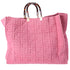 FENDI Sunshine Shopper XL Tote Bag 8BH373 Pink FF