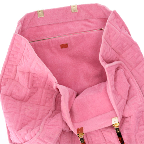 FENDI Sunshine Shopper XL Tote Bag 8BH373 Pink FF