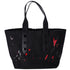 Christian Louboutin Frangibus Tote Bag Black Red Canvas Leather