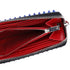 Christian Louboutin Panettone Long Wallet Blue Cream Multi Leather Studded
