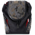 Christian Louboutin Explorer Funk Backpack Gray Black Red Wool Studded