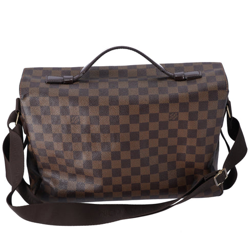 Louis Vuitton Broadway Messenger Damier Ebene Shoulder Bag N42270 Canvas
