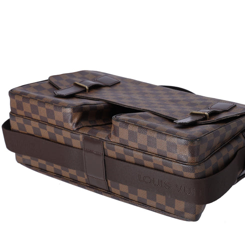 Louis Vuitton Broadway Messenger Damier Ebene Shoulder Bag N42270 Canvas