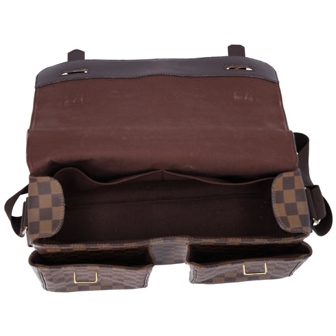 Louis Vuitton Broadway Messenger Damier Ebene Shoulder Bag N42270 Canvas