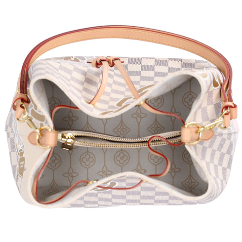 Louis Vuitton Neonoe MM Nautical Shoulder Bag N40474 Azur Damier