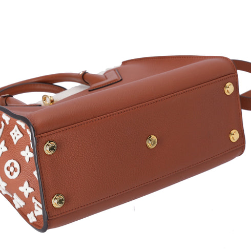 Louis Vuitton On My Side MM Monogram Tuffetage Tote Bag M21004 Brown