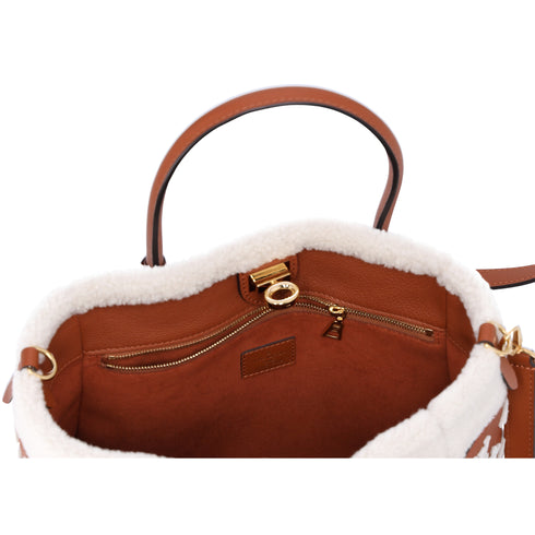 Louis Vuitton On My Side MM Monogram Tuffetage Tote Bag M21004 Brown