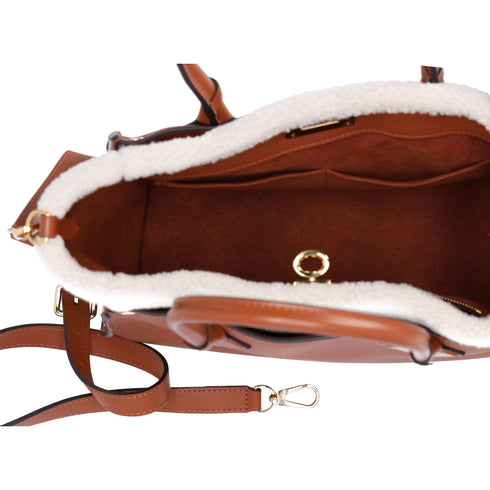 Louis Vuitton On My Side MM Monogram Tuffetage Tote Bag M21004 Brown