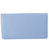 CHANEL Long Bifold Wallet Light Blue Leather Logo