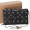 Christian Louboutin Paloma Clutch Crossbody Bag Black Leather Studded