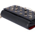 Christian Louboutin Paloma Clutch Crossbody Bag Black Leather Studded