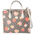 GUCCI GG Supreme Apple Tote Bag 659983 Beige Tan Multi PVC