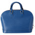 Louis Vuitton Alma Epi Handbag M52145 Toledo Blue Epi Leather