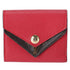 Louis Vuitton Double V Compact Trifold Wallet M64419 Ruby Red Brown Monogram