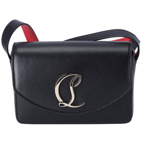 Christian Louboutin RUBY54 Shoulder Bag Black Leather