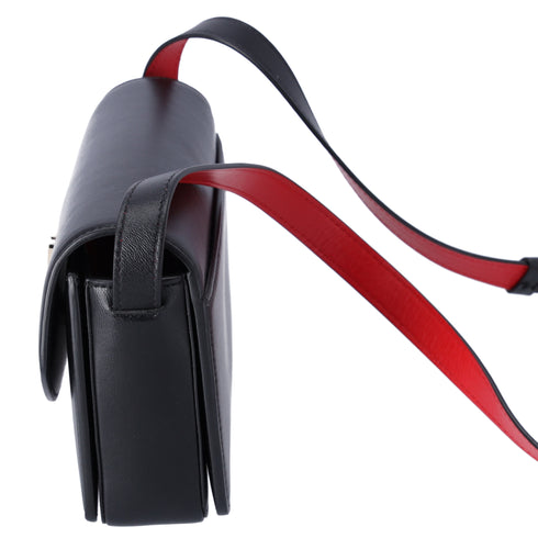 Christian Louboutin RUBY54 Shoulder Bag Black Leather